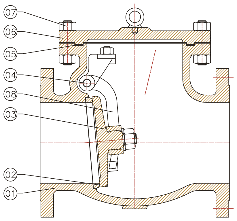 Bolted Cover section with numbered callouts