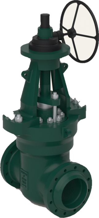 Pressure seal gate valve