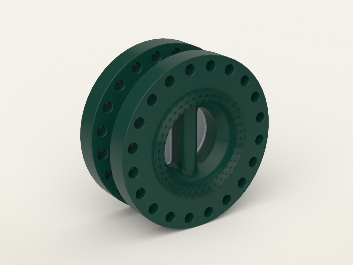 Dual Plate Check Valve – Double Flange End — Valvax
